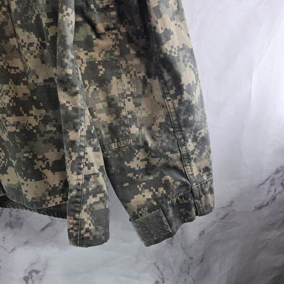 Army Jacket Mens Large Regular Digital Camo Desert Top Shirt Military SMP - Picture 5 of 12